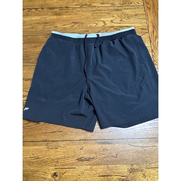 Fabletics Shorts Adult Sz XXLarge Fundamental Lined BlackWorkout Stretch Men S46 - Picture 1 of 9